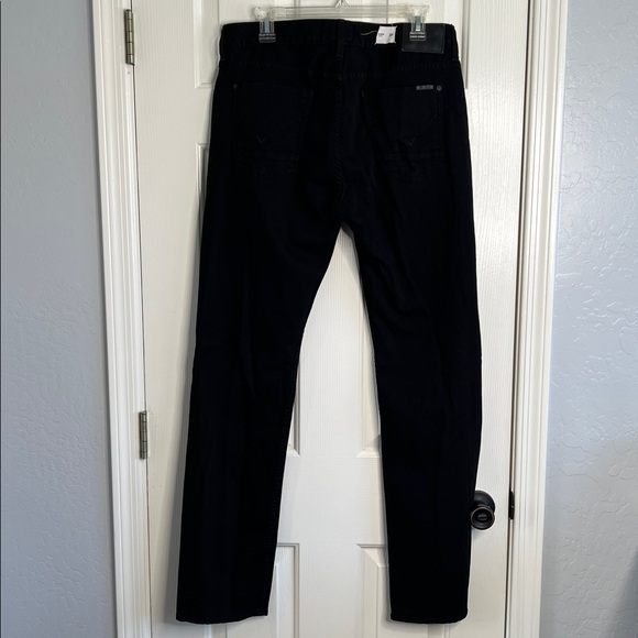 NWT Hudson Byron Straight Leg Jeans black ridge size 33 - Picture 4 of 14